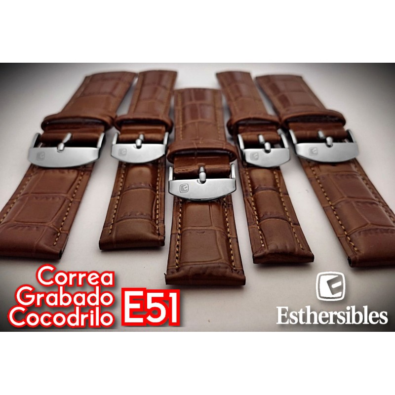 Correa Grabado Cocodrilo E51